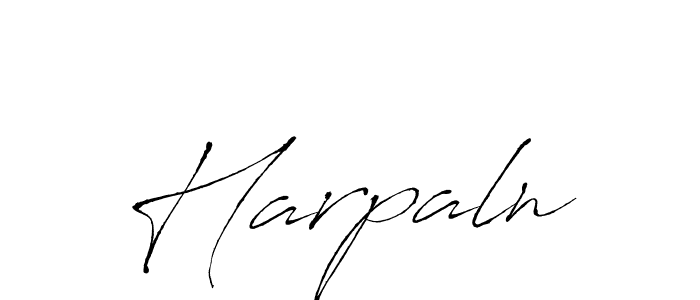 You should practise on your own different ways (Antro_Vectra) to write your name (Harpaln) in signature. don't let someone else do it for you. Harpaln signature style 6 images and pictures png