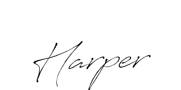 Harper stylish signature style. Best Handwritten Sign (Antro_Vectra) for my name. Handwritten Signature Collection Ideas for my name Harper. Harper signature style 6 images and pictures png