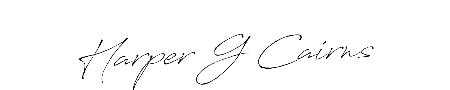 Antro_Vectra is a professional signature style that is perfect for those who want to add a touch of class to their signature. It is also a great choice for those who want to make their signature more unique. Get Harper G Cairns name to fancy signature for free. Harper G Cairns signature style 6 images and pictures png