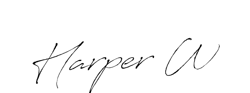 Here are the top 10 professional signature styles for the name Harper W. These are the best autograph styles you can use for your name. Harper W signature style 6 images and pictures png