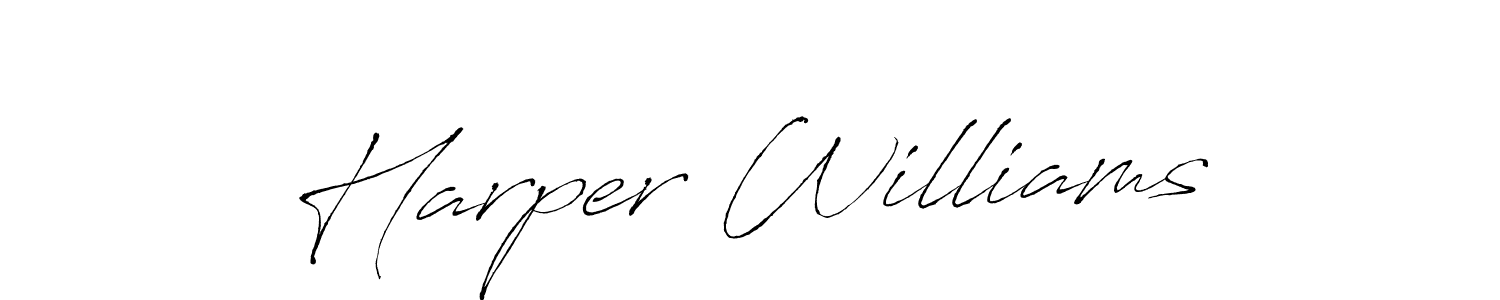 You should practise on your own different ways (Antro_Vectra) to write your name (Harper Williams) in signature. don't let someone else do it for you. Harper Williams signature style 6 images and pictures png