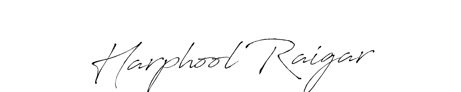 This is the best signature style for the Harphool Raigar name. Also you like these signature font (Antro_Vectra). Mix name signature. Harphool Raigar signature style 6 images and pictures png