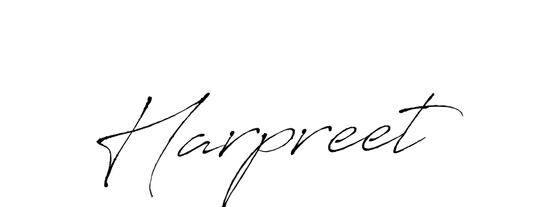 Make a beautiful signature design for name Harpreet. With this signature (Antro_Vectra) style, you can create a handwritten signature for free. Harpreet signature style 6 images and pictures png