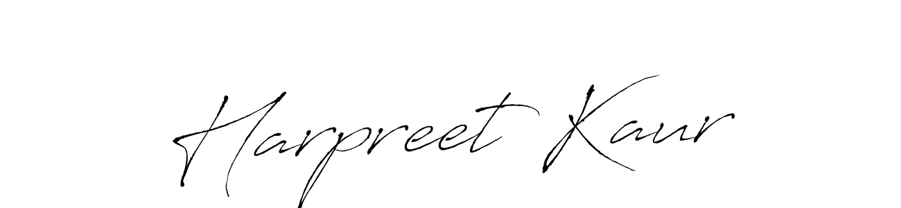 Harpreet Kaur stylish signature style. Best Handwritten Sign (Antro_Vectra) for my name. Handwritten Signature Collection Ideas for my name Harpreet Kaur. Harpreet Kaur signature style 6 images and pictures png