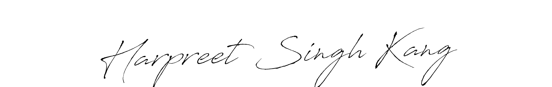 Design your own signature with our free online signature maker. With this signature software, you can create a handwritten (Antro_Vectra) signature for name Harpreet Singh Kang. Harpreet Singh Kang signature style 6 images and pictures png