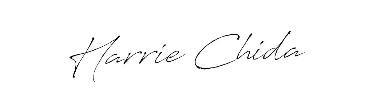 Create a beautiful signature design for name Harrie Chida. With this signature (Antro_Vectra) fonts, you can make a handwritten signature for free. Harrie Chida signature style 6 images and pictures png