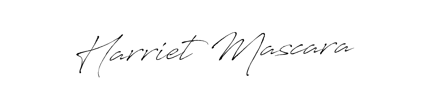 Harriet Mascara stylish signature style. Best Handwritten Sign (Antro_Vectra) for my name. Handwritten Signature Collection Ideas for my name Harriet Mascara. Harriet Mascara signature style 6 images and pictures png