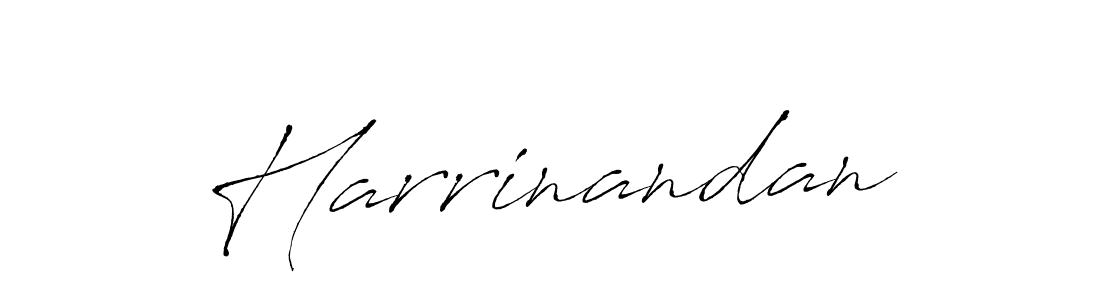 How to make Harrinandan name signature. Use Antro_Vectra style for creating short signs online. This is the latest handwritten sign. Harrinandan signature style 6 images and pictures png