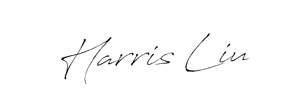 How to make Harris Liu signature? Antro_Vectra is a professional autograph style. Create handwritten signature for Harris Liu name. Harris Liu signature style 6 images and pictures png