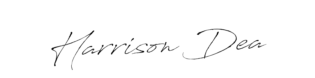 Make a beautiful signature design for name Harrison Dea. With this signature (Antro_Vectra) style, you can create a handwritten signature for free. Harrison Dea signature style 6 images and pictures png