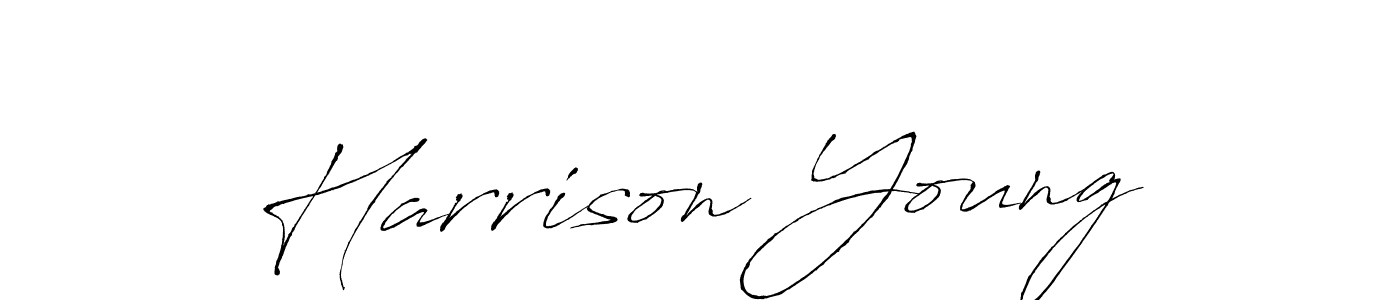 Use a signature maker to create a handwritten signature online. With this signature software, you can design (Antro_Vectra) your own signature for name Harrison Young. Harrison Young signature style 6 images and pictures png