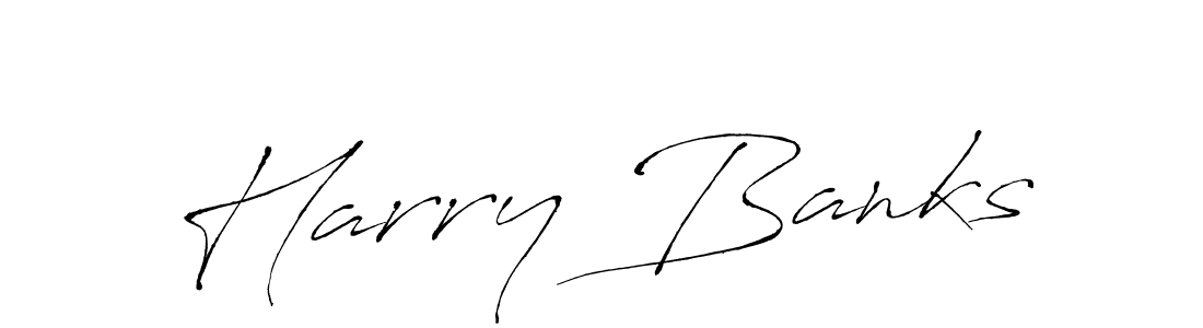 How to make Harry Banks name signature. Use Antro_Vectra style for creating short signs online. This is the latest handwritten sign. Harry Banks signature style 6 images and pictures png