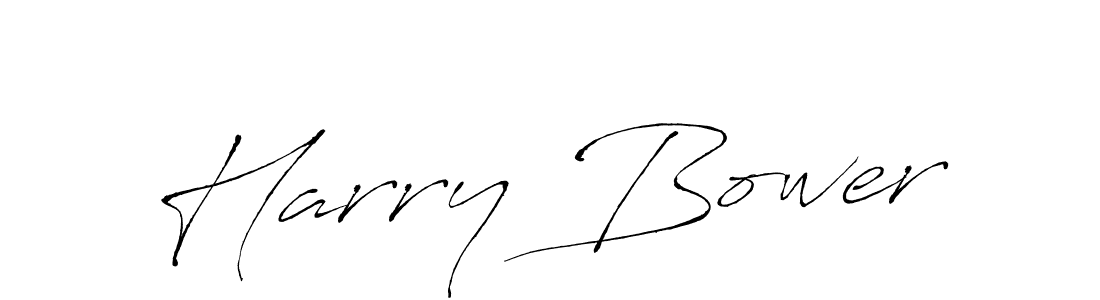 Make a beautiful signature design for name Harry Bower. With this signature (Antro_Vectra) style, you can create a handwritten signature for free. Harry Bower signature style 6 images and pictures png