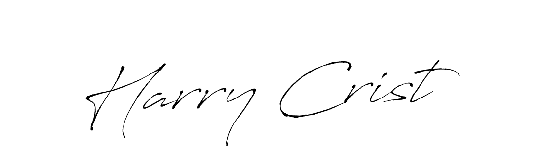 Make a beautiful signature design for name Harry Crist. With this signature (Antro_Vectra) style, you can create a handwritten signature for free. Harry Crist signature style 6 images and pictures png