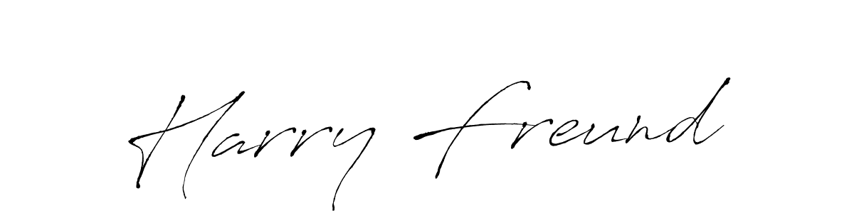 Design your own signature with our free online signature maker. With this signature software, you can create a handwritten (Antro_Vectra) signature for name Harry Freund. Harry Freund signature style 6 images and pictures png