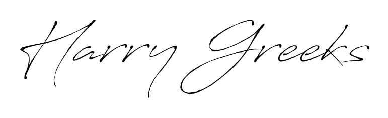 The Antro_Vectra lettering style adds unique flourish to name Harry Greeks. Stand out with a custom digital autograph made in seconds. Harry Greeks signature style 6 images and pictures png