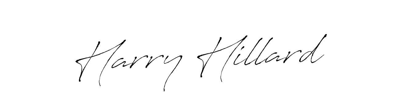 Make a beautiful signature design for name Harry Hillard. With this signature (Antro_Vectra) style, you can create a handwritten signature for free. Harry Hillard signature style 6 images and pictures png