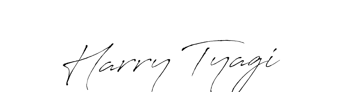 Design your own signature with our free online signature maker. With this signature software, you can create a handwritten (Antro_Vectra) signature for name Harry Tyagi. Harry Tyagi signature style 6 images and pictures png