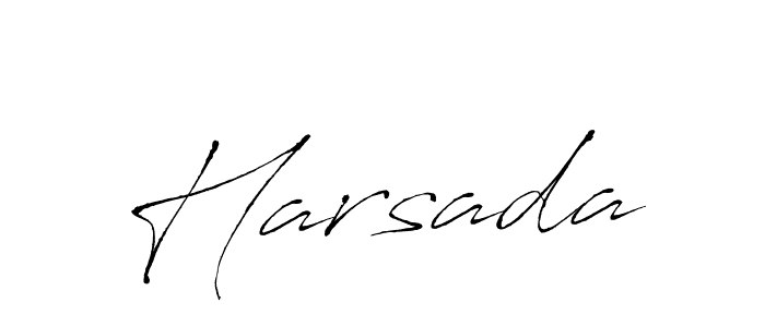 How to make Harsada name signature. Use Antro_Vectra style for creating short signs online. This is the latest handwritten sign. Harsada signature style 6 images and pictures png