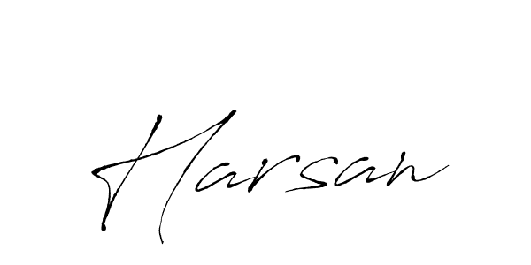 Similarly Antro_Vectra is the best handwritten signature design. Signature creator online .You can use it as an online autograph creator for name Harsan. Harsan signature style 6 images and pictures png
