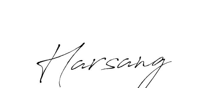 Once you've used our free online signature maker to create your best signature Antro_Vectra style, it's time to enjoy all of the benefits that Harsang name signing documents. Harsang signature style 6 images and pictures png