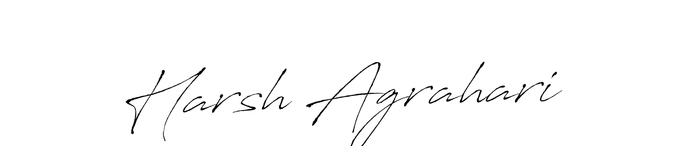 This is the best signature style for the Harsh Agrahari name. Also you like these signature font (Antro_Vectra). Mix name signature. Harsh Agrahari signature style 6 images and pictures png