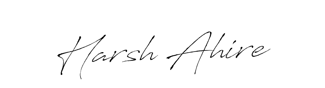 This is the best signature style for the Harsh Ahire name. Also you like these signature font (Antro_Vectra). Mix name signature. Harsh Ahire signature style 6 images and pictures png