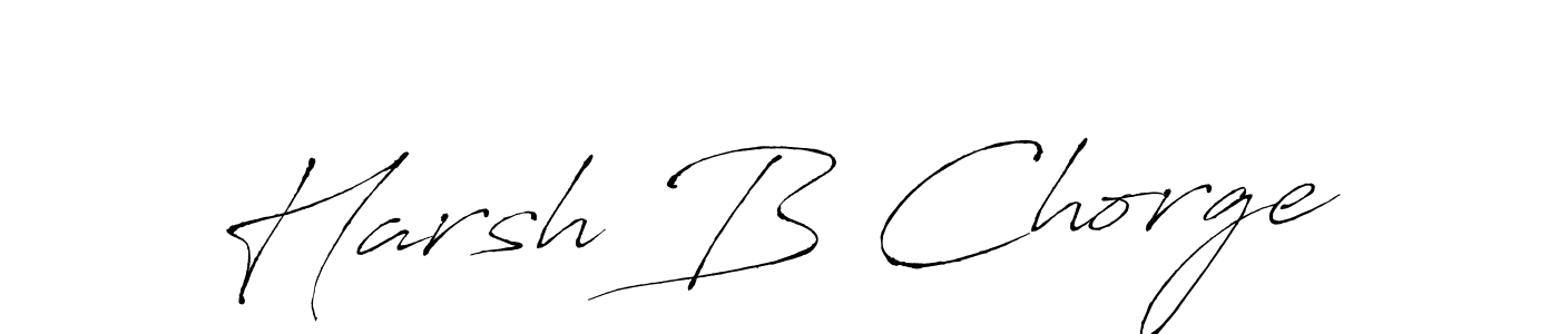 The best way (Antro_Vectra) to make a short signature is to pick only two or three words in your name. The name Harsh B Chorge include a total of six letters. For converting this name. Harsh B Chorge signature style 6 images and pictures png