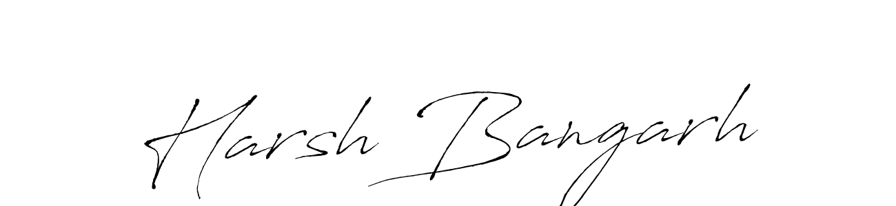 How to Draw Harsh Bangarh signature style? Antro_Vectra is a latest design signature styles for name Harsh Bangarh. Harsh Bangarh signature style 6 images and pictures png