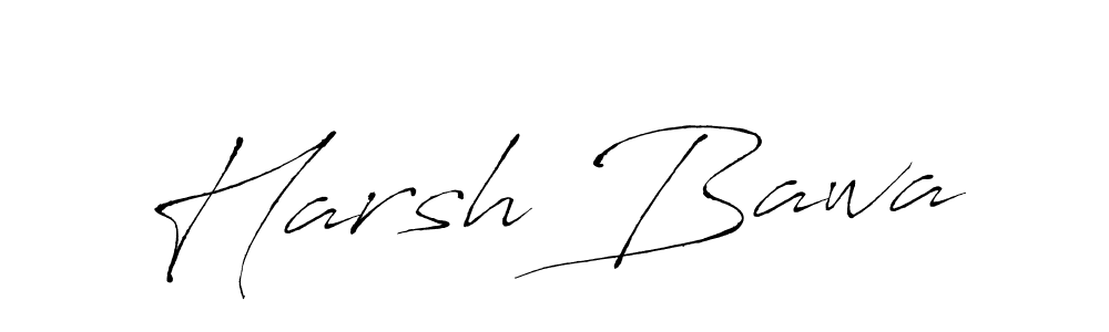 Create a beautiful signature design for name Harsh Bawa. With this signature (Antro_Vectra) fonts, you can make a handwritten signature for free. Harsh Bawa signature style 6 images and pictures png