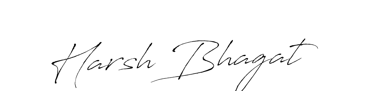 Harsh Bhagat stylish signature style. Best Handwritten Sign (Antro_Vectra) for my name. Handwritten Signature Collection Ideas for my name Harsh Bhagat. Harsh Bhagat signature style 6 images and pictures png