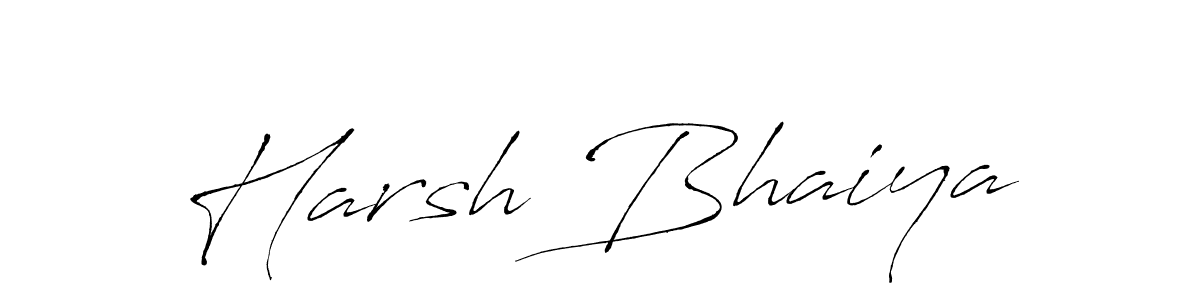 Use a signature maker to create a handwritten signature online. With this signature software, you can design (Antro_Vectra) your own signature for name Harsh Bhaiya. Harsh Bhaiya signature style 6 images and pictures png