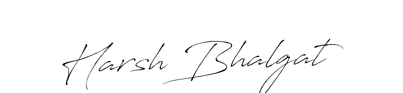 How to make Harsh Bhalgat name signature. Use Antro_Vectra style for creating short signs online. This is the latest handwritten sign. Harsh Bhalgat signature style 6 images and pictures png