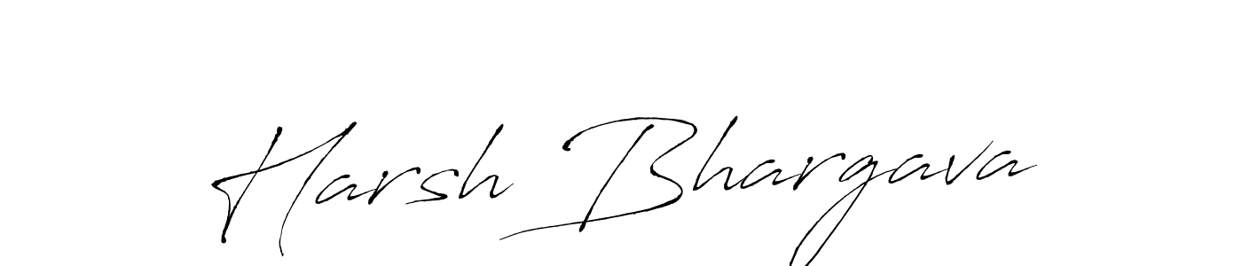 Harsh Bhargava stylish signature style. Best Handwritten Sign (Antro_Vectra) for my name. Handwritten Signature Collection Ideas for my name Harsh Bhargava. Harsh Bhargava signature style 6 images and pictures png