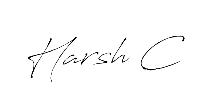 You should practise on your own different ways (Antro_Vectra) to write your name (Harsh C) in signature. don't let someone else do it for you. Harsh C signature style 6 images and pictures png