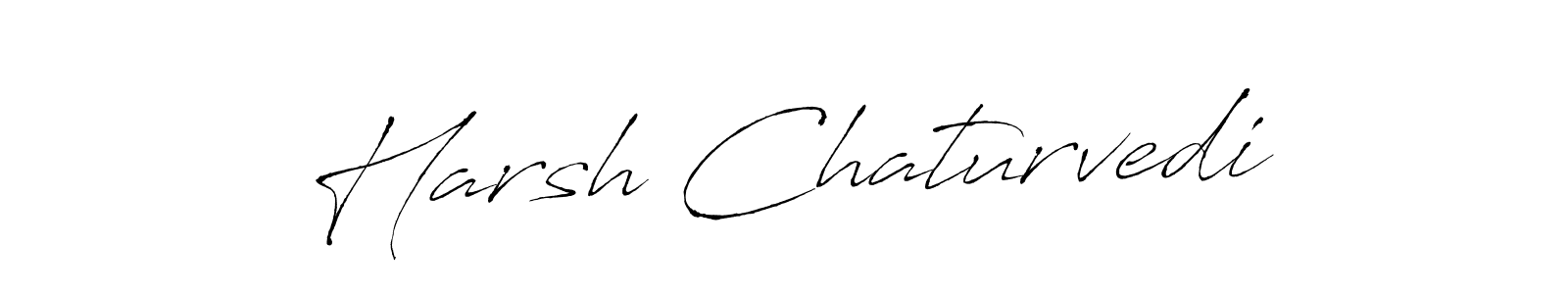 How to make Harsh Chaturvedi name signature. Use Antro_Vectra style for creating short signs online. This is the latest handwritten sign. Harsh Chaturvedi signature style 6 images and pictures png
