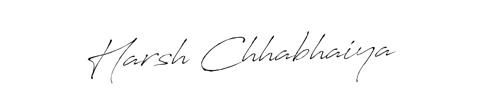 Use a signature maker to create a handwritten signature online. With this signature software, you can design (Antro_Vectra) your own signature for name Harsh Chhabhaiya. Harsh Chhabhaiya signature style 6 images and pictures png