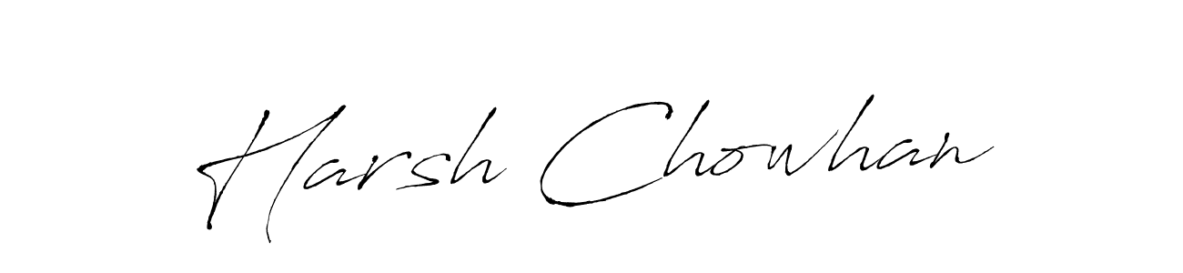 It looks lik you need a new signature style for name Harsh Chowhan. Design unique handwritten (Antro_Vectra) signature with our free signature maker in just a few clicks. Harsh Chowhan signature style 6 images and pictures png