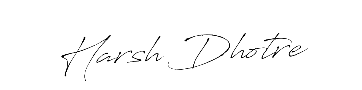 Create a beautiful signature design for name Harsh Dhotre. With this signature (Antro_Vectra) fonts, you can make a handwritten signature for free. Harsh Dhotre signature style 6 images and pictures png