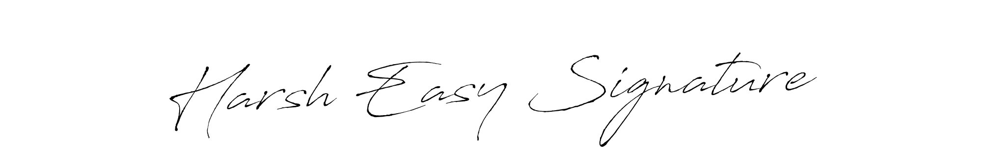 Similarly Antro_Vectra is the best handwritten signature design. Signature creator online .You can use it as an online autograph creator for name Harsh Easy Signature. Harsh Easy Signature signature style 6 images and pictures png