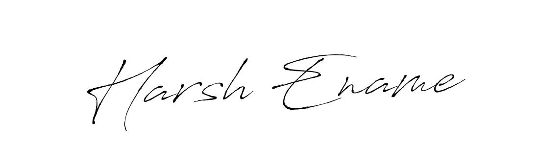 How to make Harsh Ename signature? Antro_Vectra is a professional autograph style. Create handwritten signature for Harsh Ename name. Harsh Ename signature style 6 images and pictures png