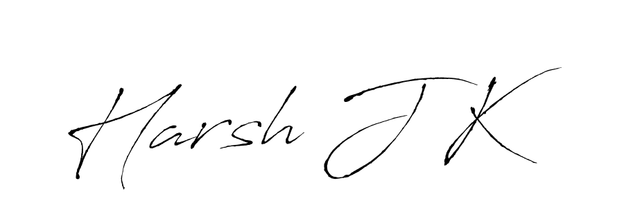 How to make Harsh J K signature? Antro_Vectra is a professional autograph style. Create handwritten signature for Harsh J K name. Harsh J K signature style 6 images and pictures png