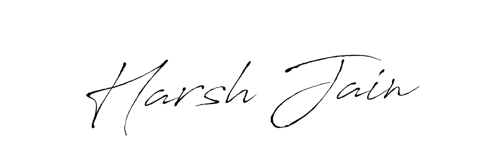 Harsh Jain stylish signature style. Best Handwritten Sign (Antro_Vectra) for my name. Handwritten Signature Collection Ideas for my name Harsh Jain. Harsh Jain signature style 6 images and pictures png