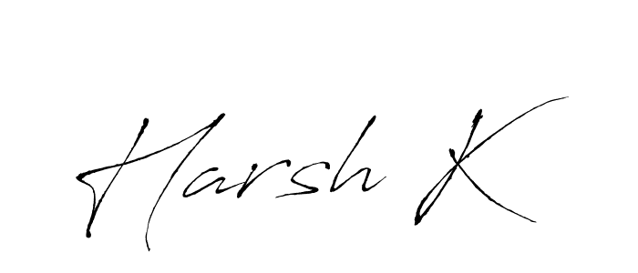 The best way (Antro_Vectra) to make a short signature is to pick only two or three words in your name. The name Harsh K include a total of six letters. For converting this name. Harsh K signature style 6 images and pictures png