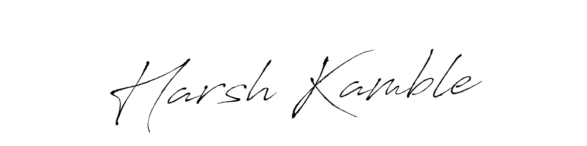Here are the top 10 professional signature styles for the name Harsh Kamble. These are the best autograph styles you can use for your name. Harsh Kamble signature style 6 images and pictures png