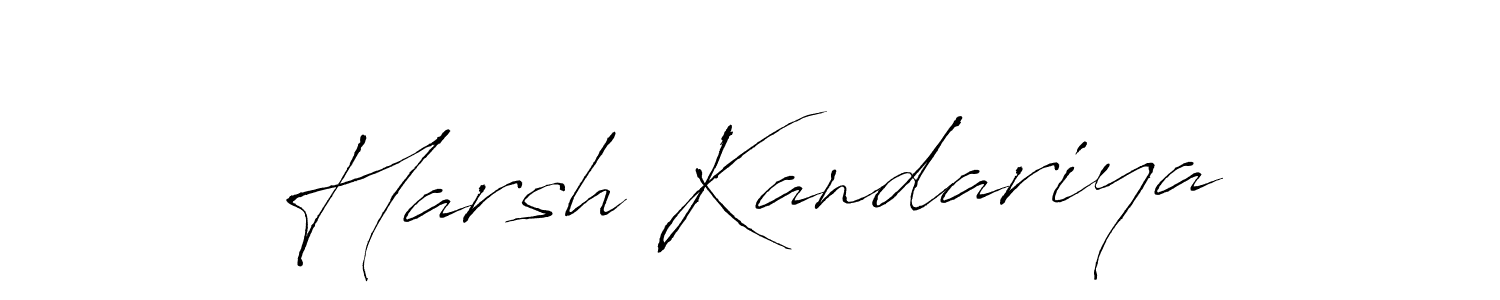 Also we have Harsh Kandariya name is the best signature style. Create professional handwritten signature collection using Antro_Vectra autograph style. Harsh Kandariya signature style 6 images and pictures png