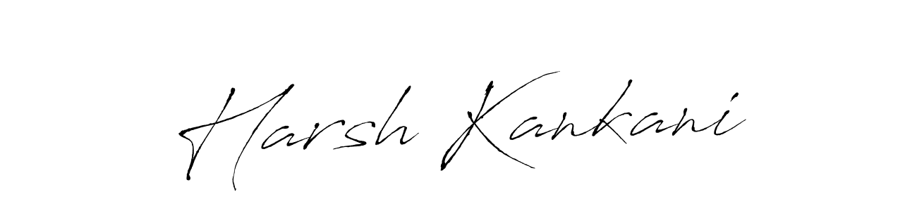 Here are the top 10 professional signature styles for the name Harsh Kankani. These are the best autograph styles you can use for your name. Harsh Kankani signature style 6 images and pictures png