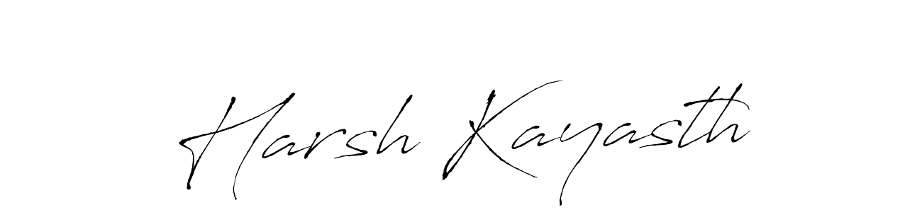 How to Draw Harsh Kayasth signature style? Antro_Vectra is a latest design signature styles for name Harsh Kayasth. Harsh Kayasth signature style 6 images and pictures png