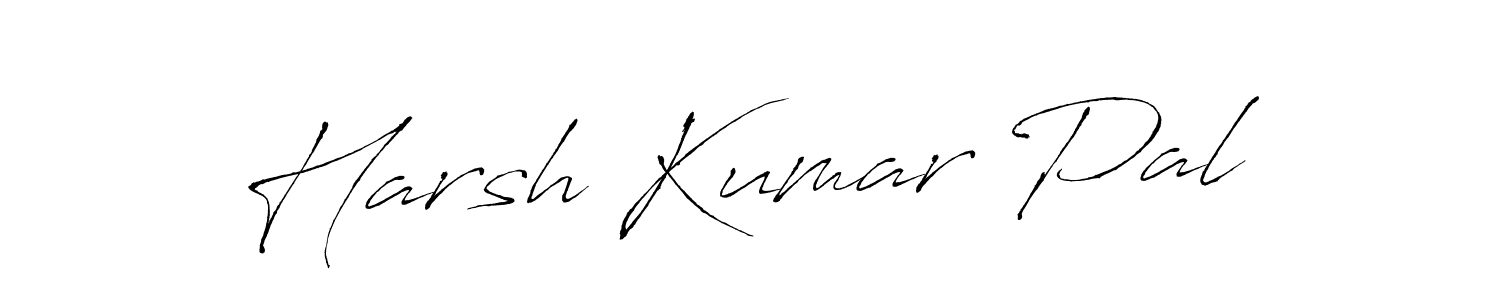 Create a beautiful signature design for name Harsh Kumar Pal. With this signature (Antro_Vectra) fonts, you can make a handwritten signature for free. Harsh Kumar Pal signature style 6 images and pictures png