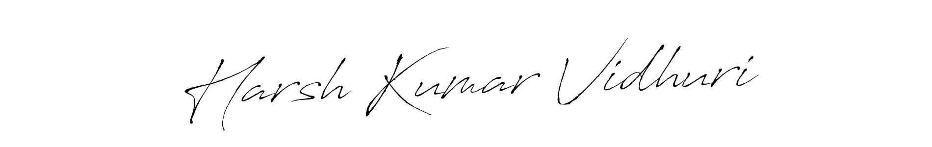 You can use this online signature creator to create a handwritten signature for the name Harsh Kumar Vidhuri. This is the best online autograph maker. Harsh Kumar Vidhuri signature style 6 images and pictures png